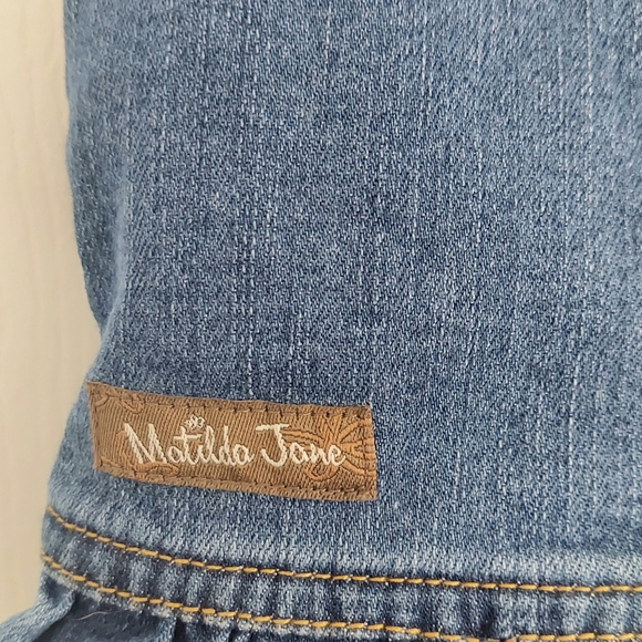 Matilda Jane It's True Denim Vest Sz. 4 NWOT - Picture 5 of 7